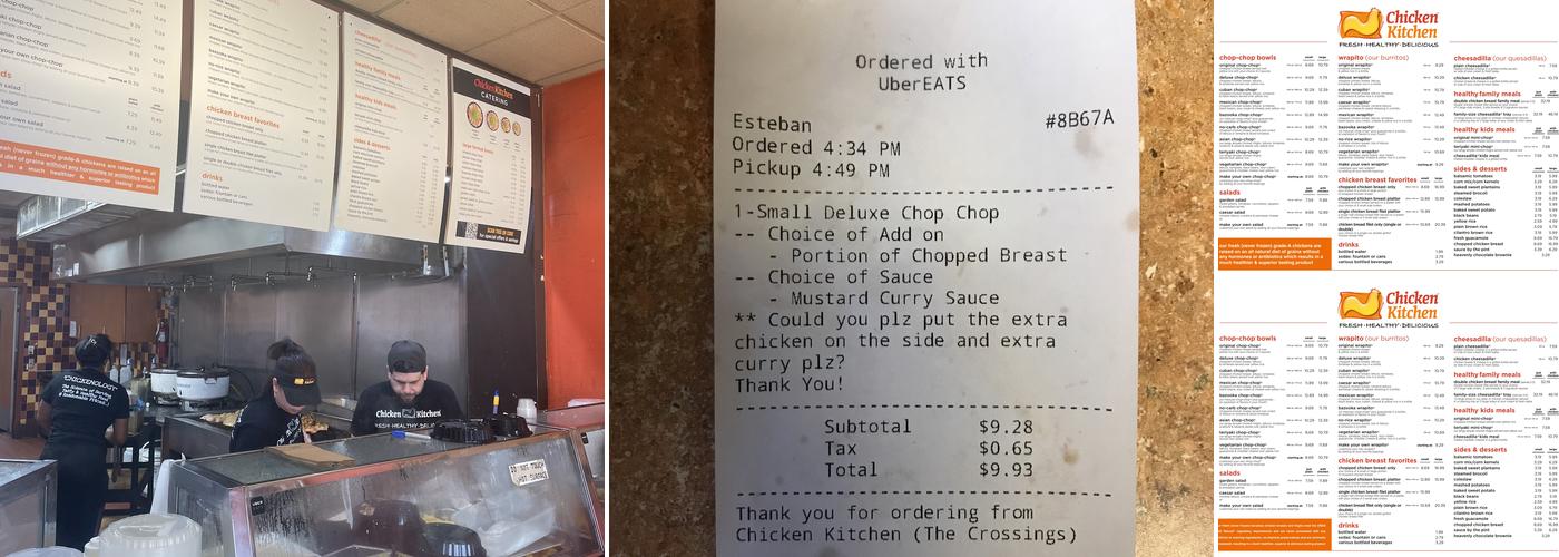 Chicken Kitchen Menu