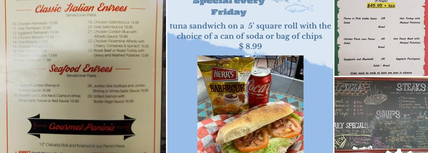 Da Vinci's Brick Oven Pizzeria Menu