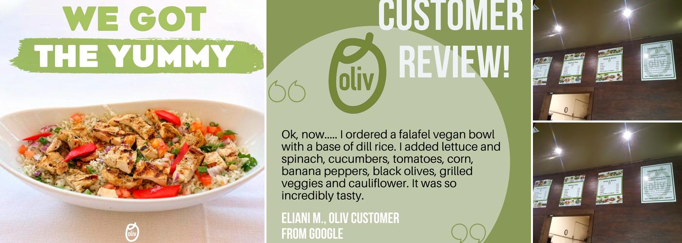 Oliv Grill Ridgewood Menu