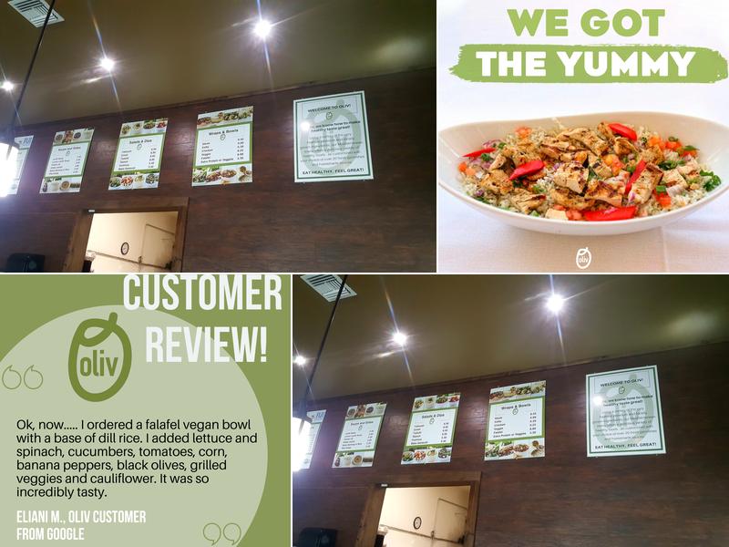 Oliv Grill Ridgewood Menu