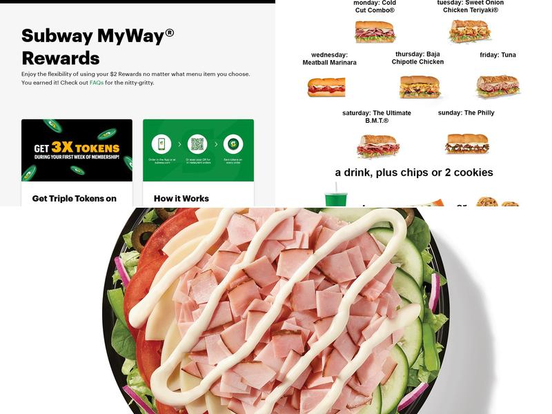 Subway Menu
