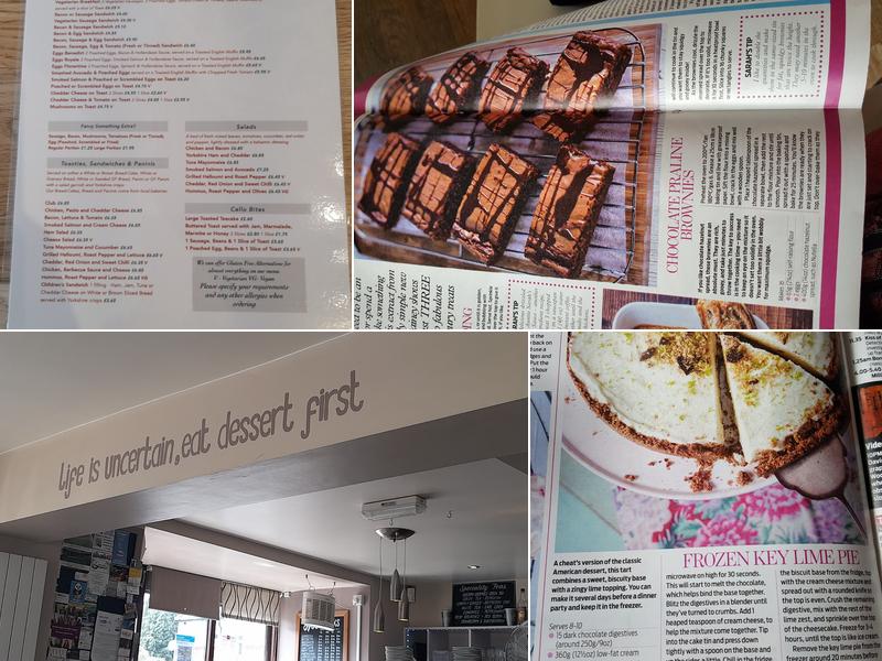 Cello Coffee House Menu