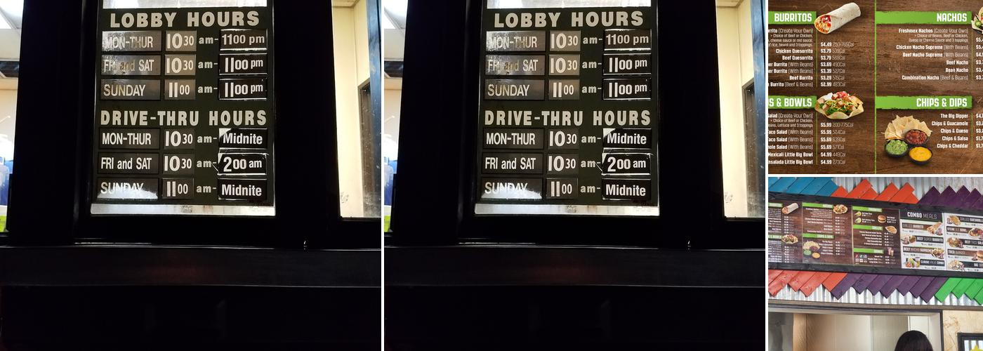 Taco Mayo Menu