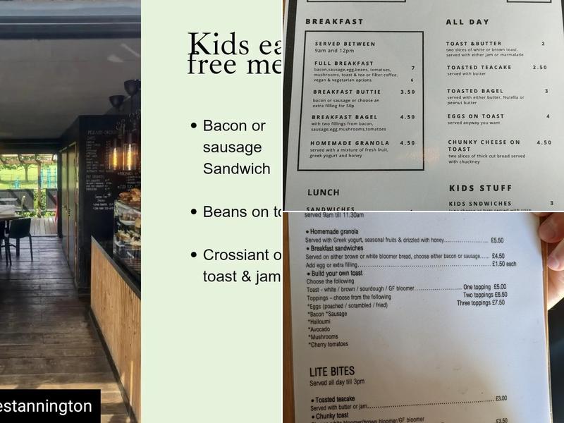 Kafe Stannington Menu