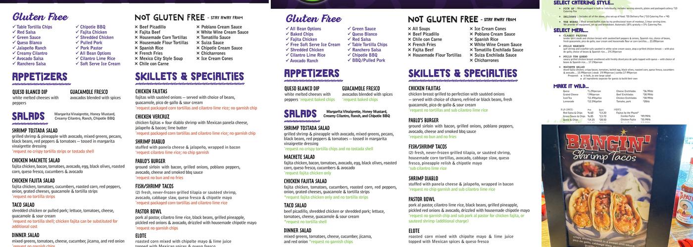 Jimmy Changas {Pearland} Menu