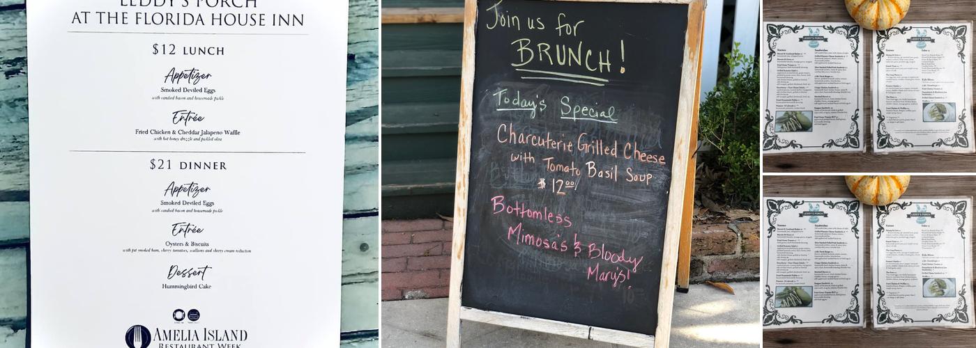 Leddy's Porch Menu