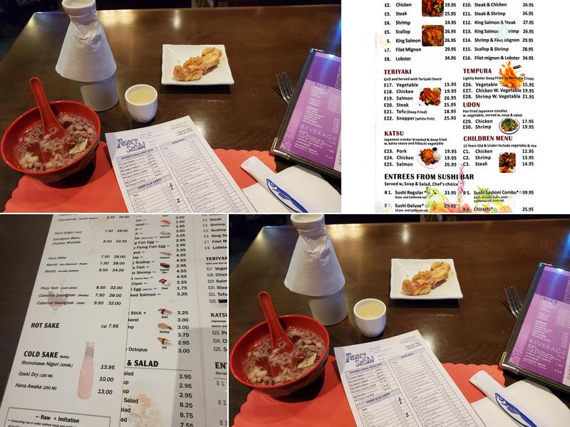 Fancy Sushi Menu