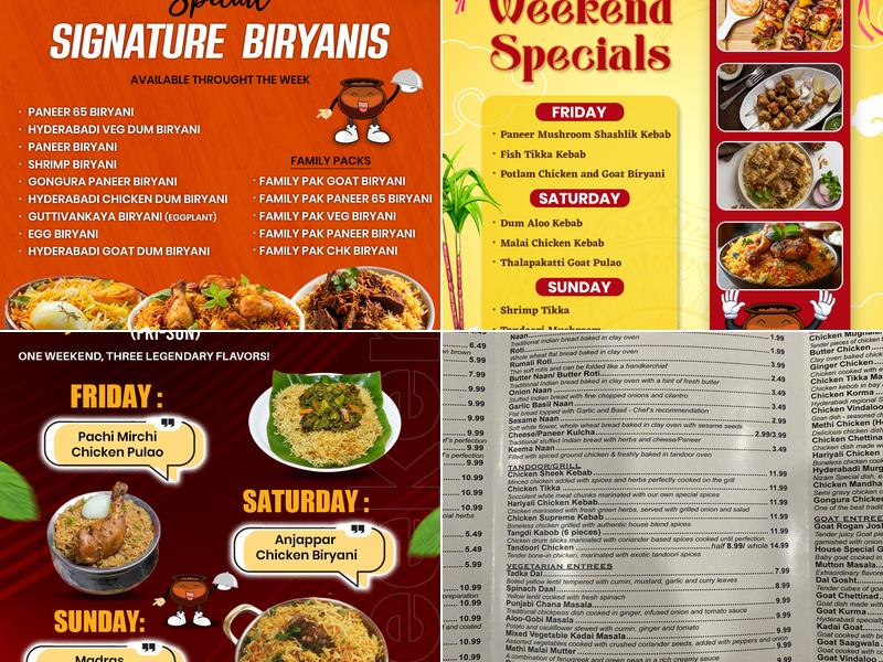 Biryani Pot Menu