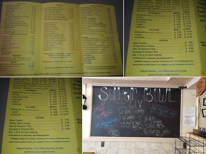 Pizza 'n Stuff Restaurante Menu