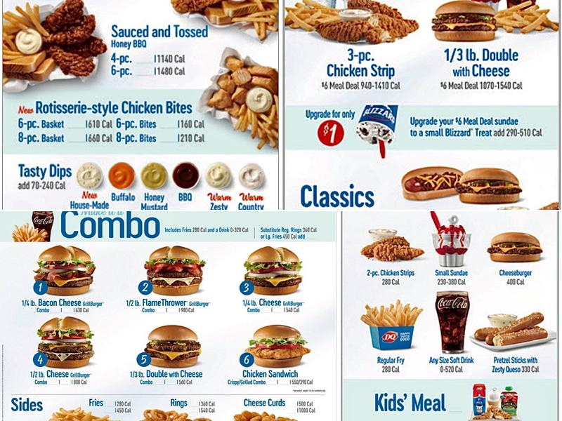 Dairy Queen Grill & Chill Menu