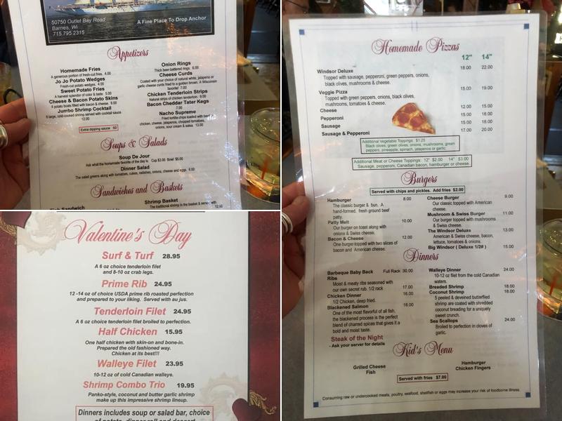 Windsor Menu