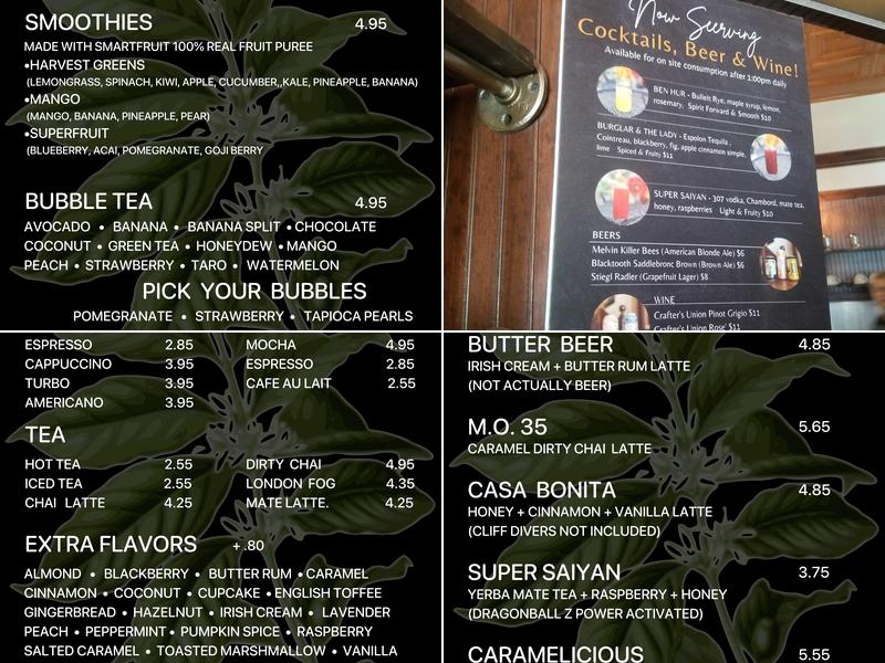 Paramount Cafe Menu