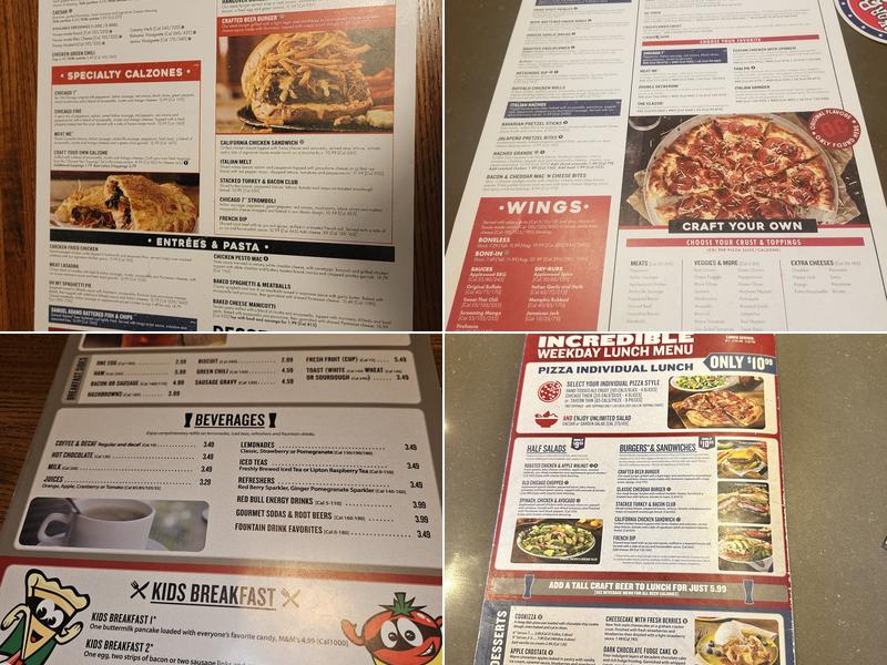 Old Chicago Pizza + Taproom Menu