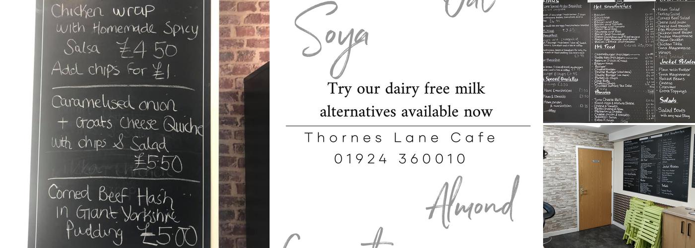 Thornes Lane Cafe Menu