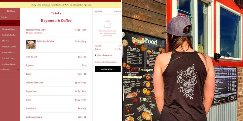 Sheridan Daily Grind Menu