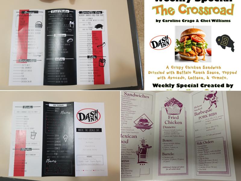 Dash Inn Menu