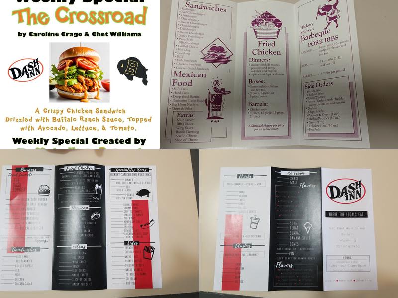 Dash Inn Menu