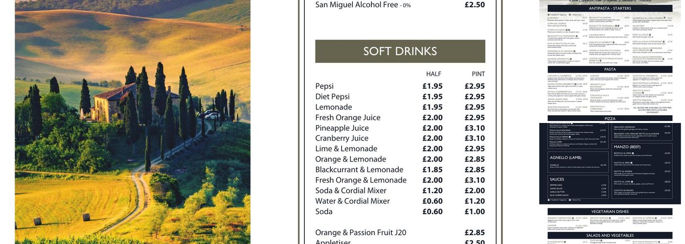 Caffe Capri - Horbury Menu