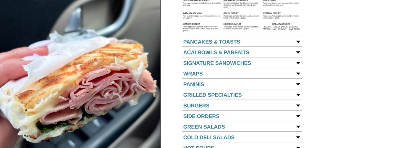 Old Dock Grill Menu