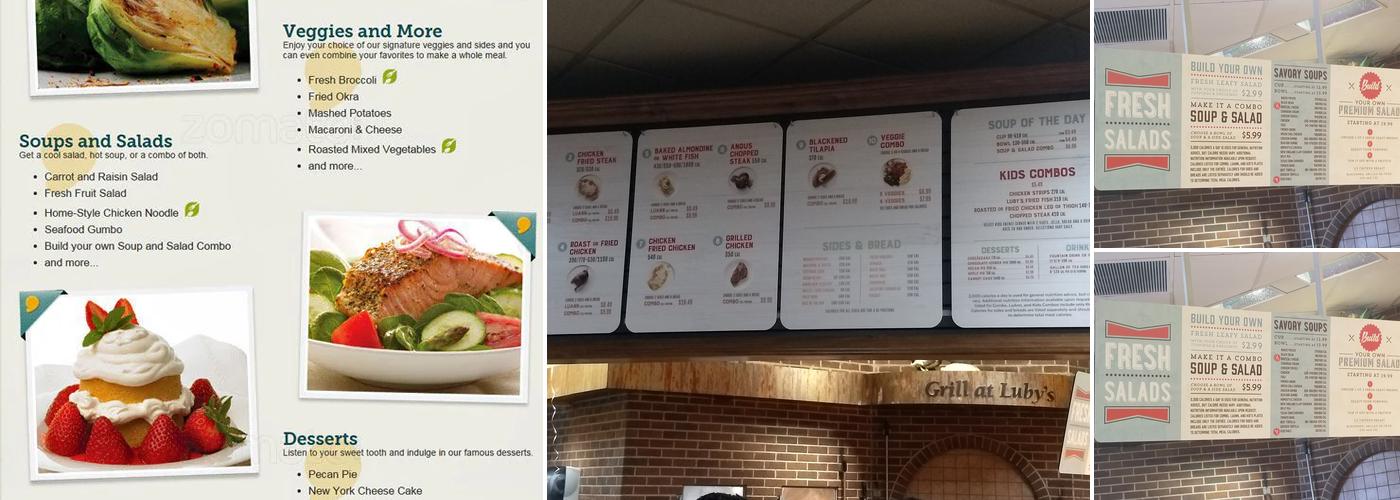 Luby's Menu