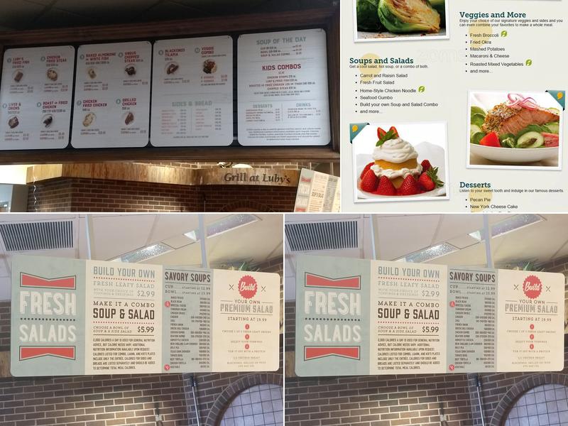 Luby's Menu