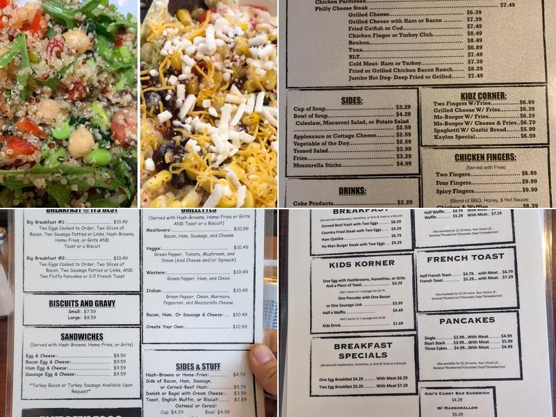 Dee's Place Menu