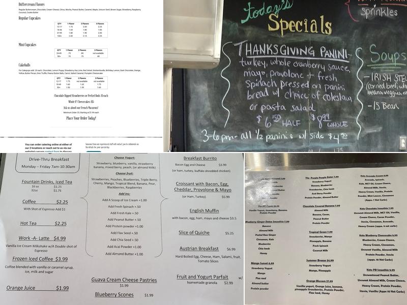 Nutmeg's Cafe Menu