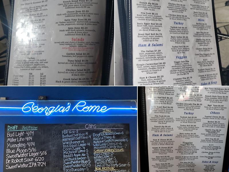 Schroeder's New Deli Menu