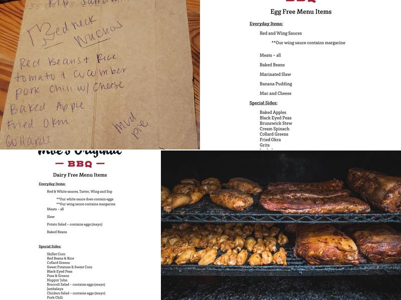 Moe's Original BBQ Menu