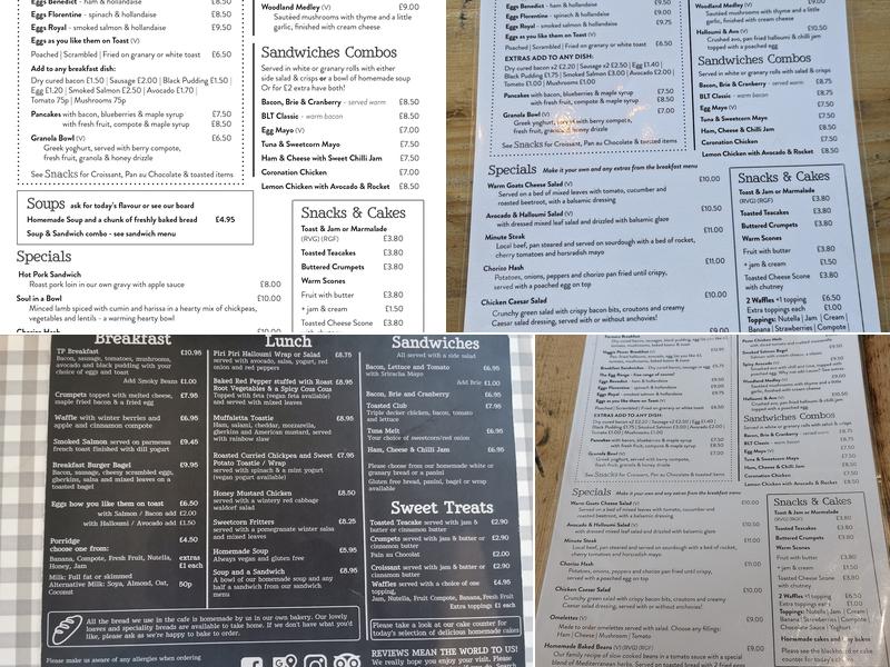 Tilly Peppers Menu
