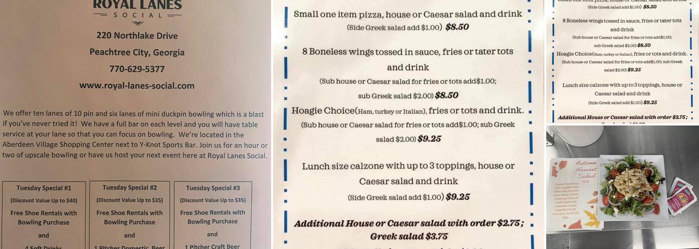 Partners II Pizza Braelinn Menu