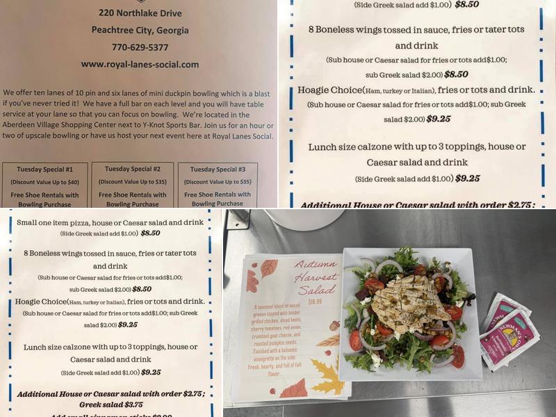 Partners II Pizza Braelinn Menu