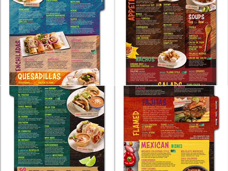 Los Mariachis Mexican Restaurant Menu