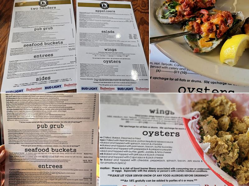 Big Daddy’s Oyster Bar Menu