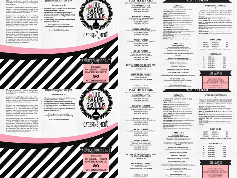 The Baking Grounds Bakery Cafe Menu