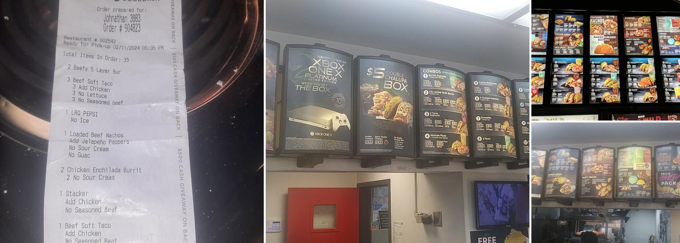 Taco Bell Menu