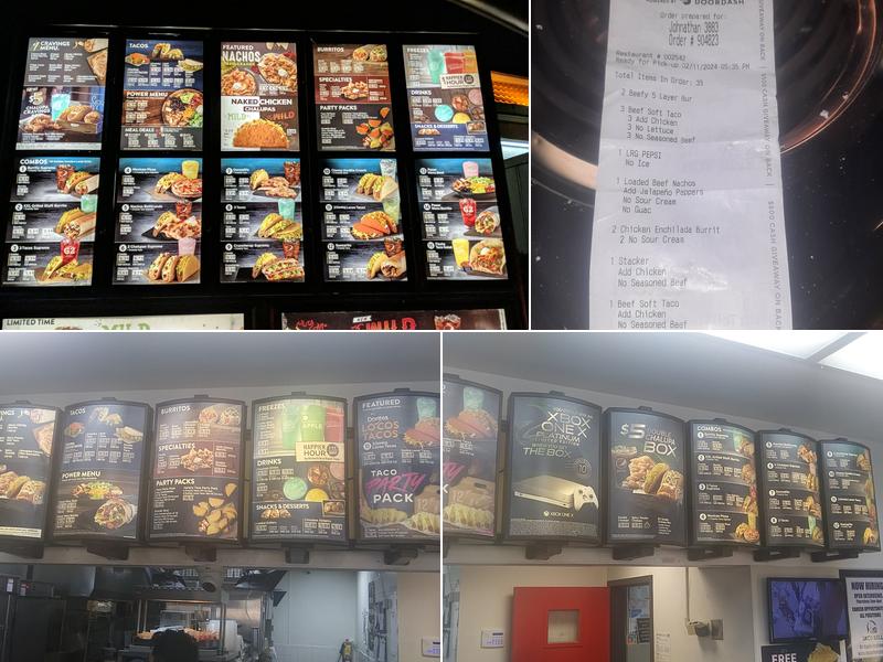 Taco Bell Menu
