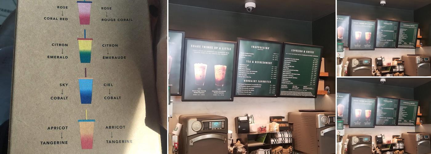 Starbucks Coffee Company Menu
