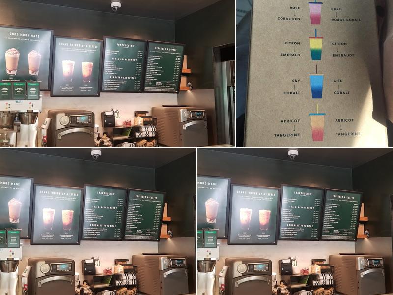 Starbucks Coffee Company Menu
