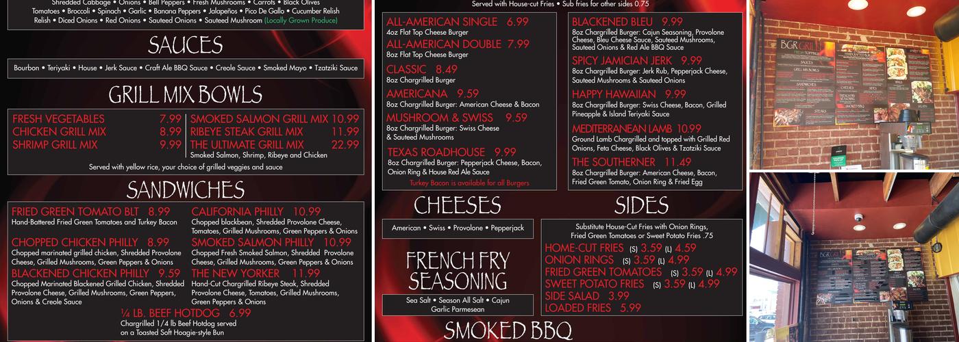 BGR Grille Menu