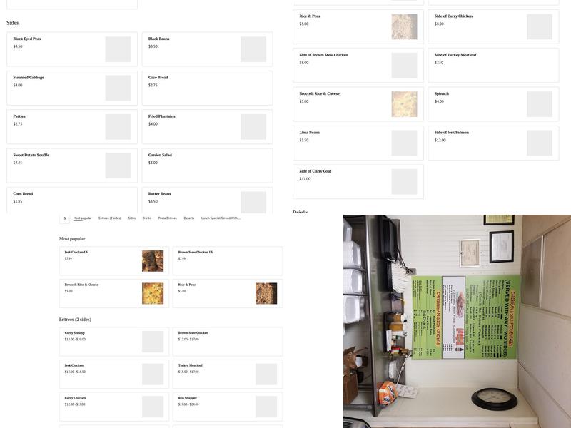 Kemper's Cafe Caribbean Cuisine Inc Menu