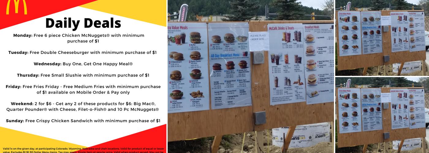 McDonald's Menu