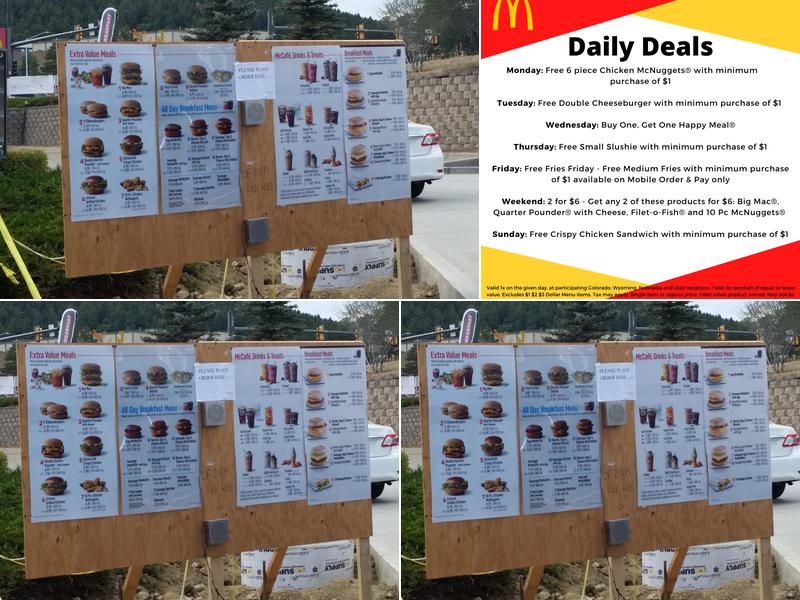 McDonald's Menu