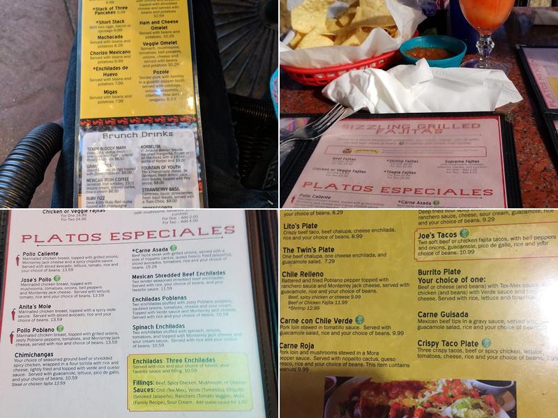 Flores Mexican Restaurant Menu