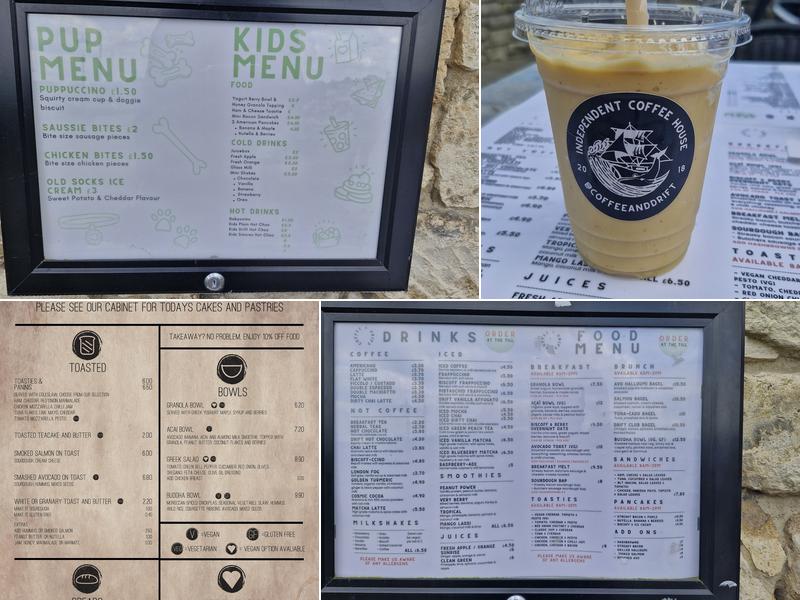 Coffee & Drift Menu
