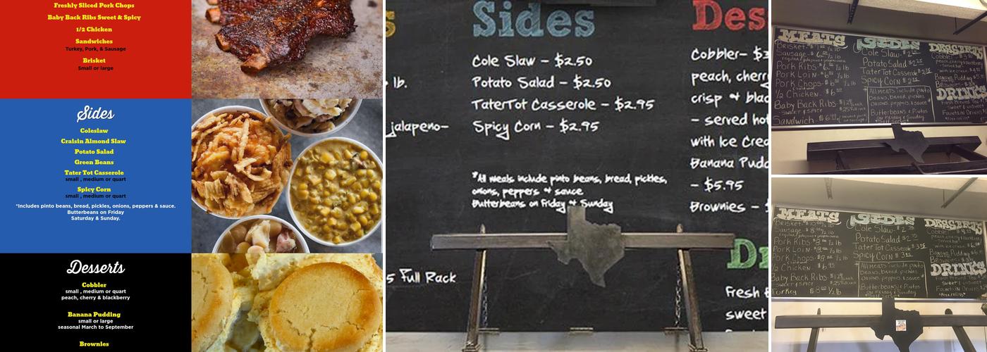 Opie's Barbecue Menu