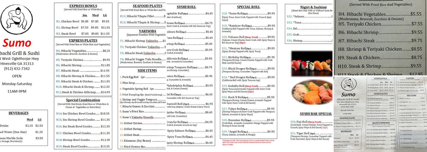 SUMO Menu