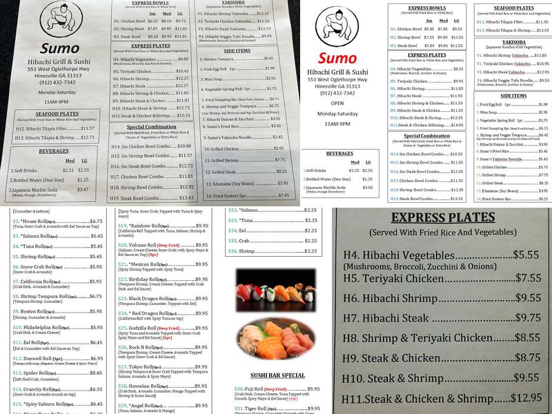 SUMO Menu