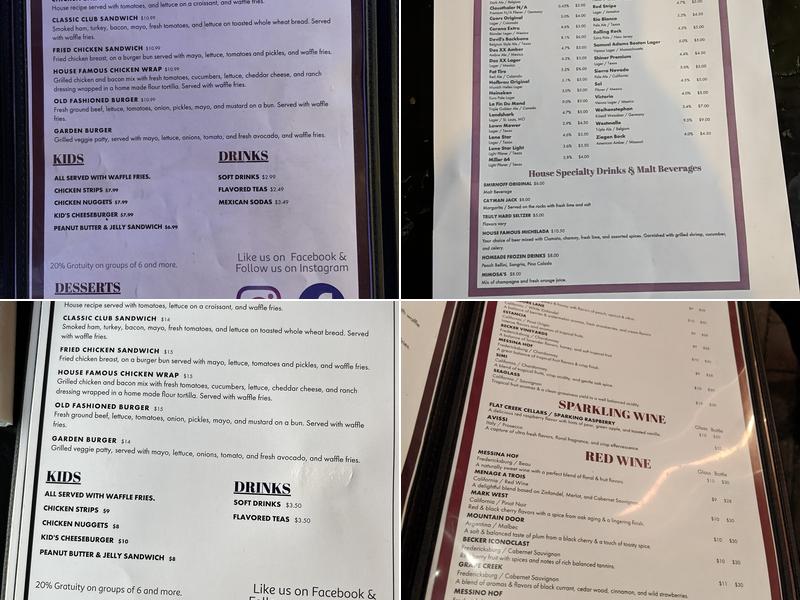 Cultures Menu