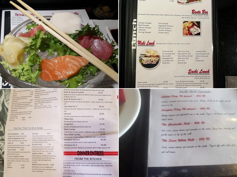 Fuji Japanese Steakhouse Menu